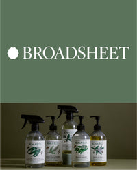 Koala Eco spray bottles with green labels on a shelf.