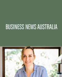 Business News Australia logo above a smiling Jessica Bragdon in a blue shirt.