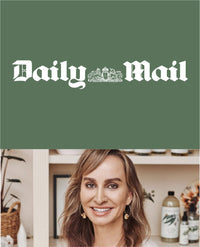 Daily Mail logo above Jessica Bragdon smiling in a kitchen.