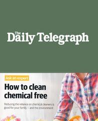 Daily Telegraph clipping on chemical free cleaning.