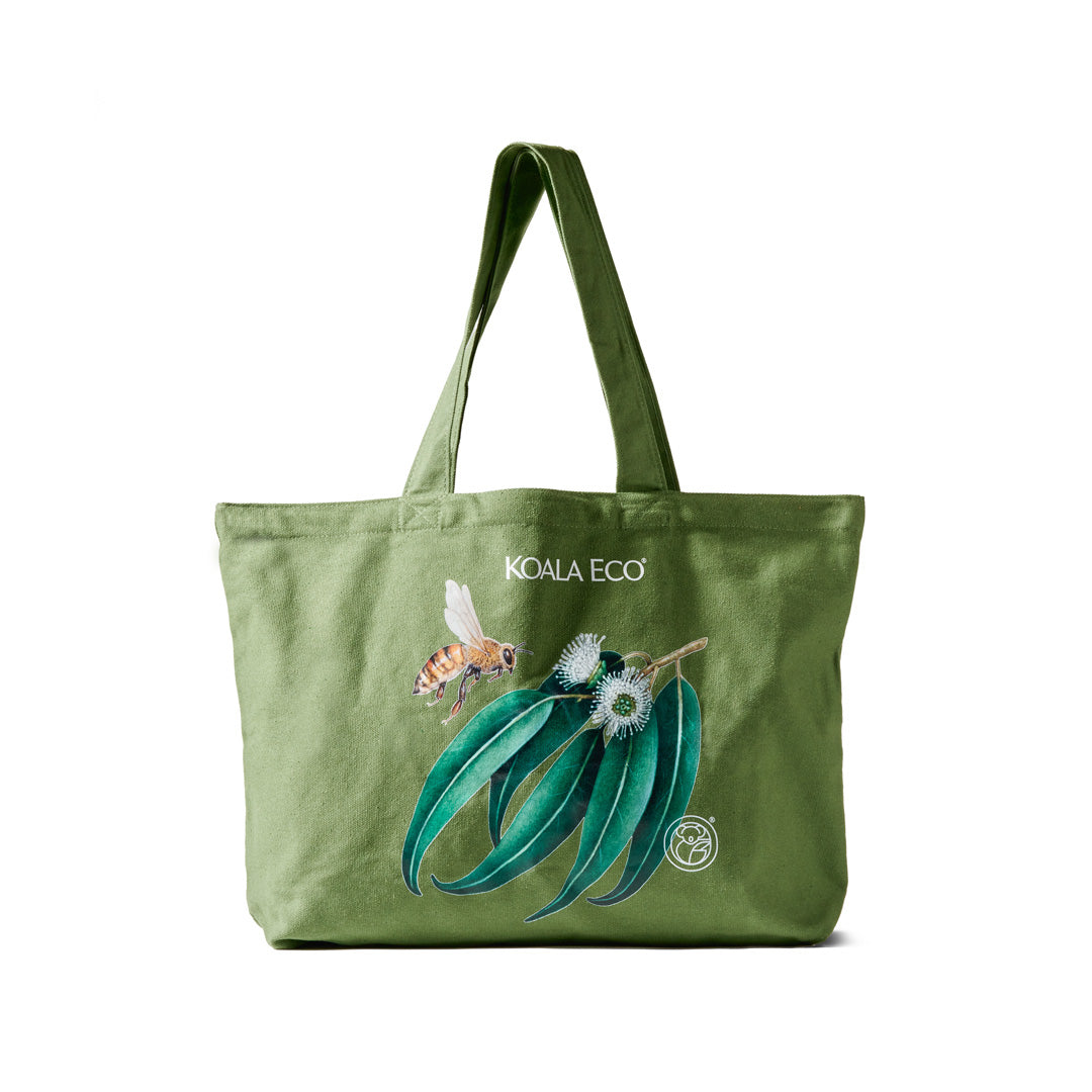 Green Botanical Tote