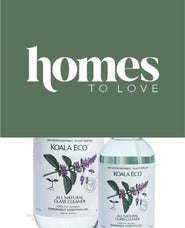Koala Eco cleaning products in lavender and eucalyptus scents.