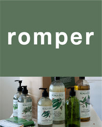 Koala Eco products with green leaf labels and pump dispensers.
