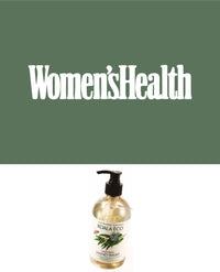 Women's Health logo above a Koala Eco hand wash bottle.